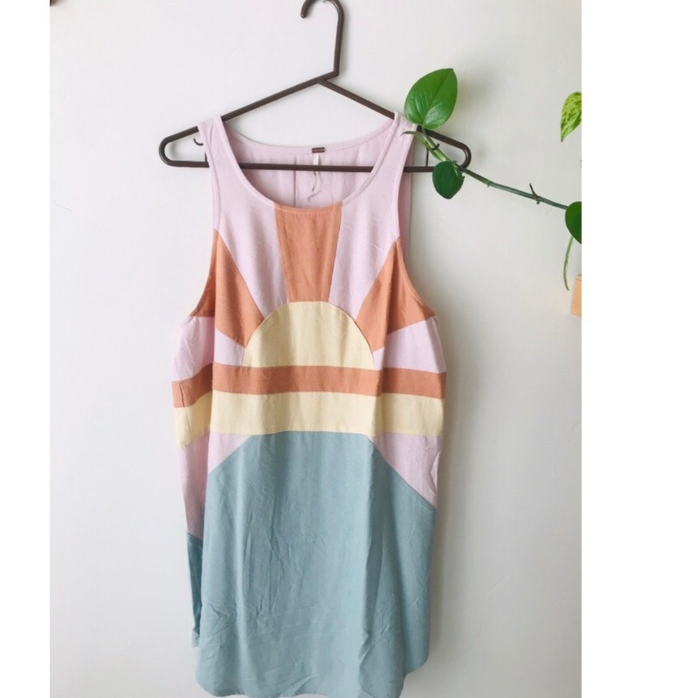 Free People Raw Silk Sundown Dress🌅